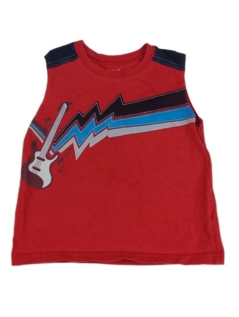 24 Months Baby Toddler Red Guitar Music Rocker Sleeveless Tank Top 24M 24 Mos